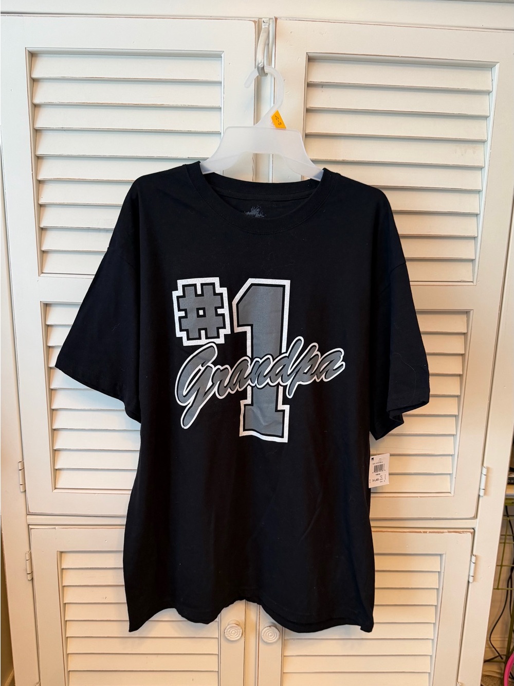 #1 Grandpa Graphic Tee - Black NWT XL